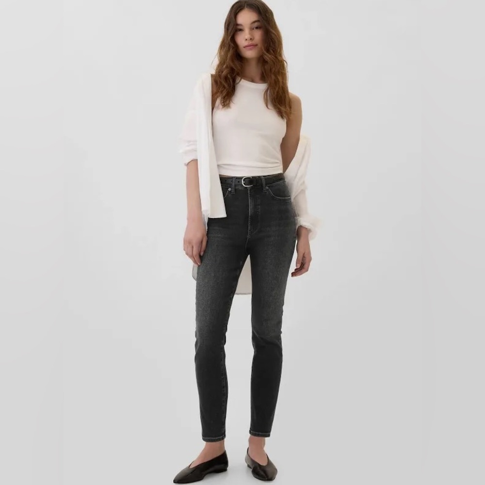 Gap NWT high rise vintage slim black denim jeans